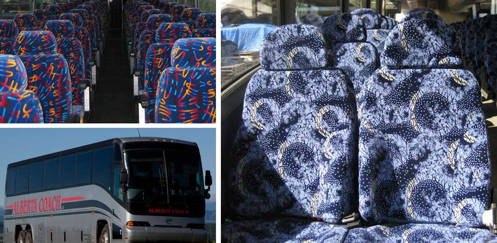Seat covers and seat parts,seat belts, new and used coach seating